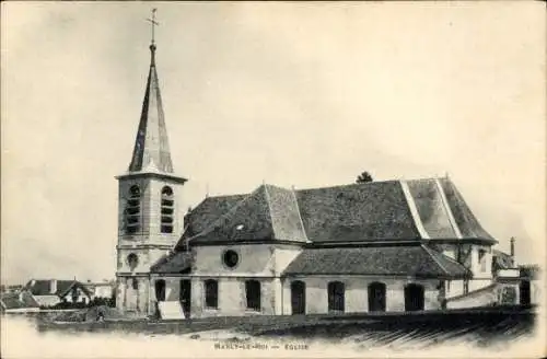 Ak Marly le Roi Yvelines, Kirche