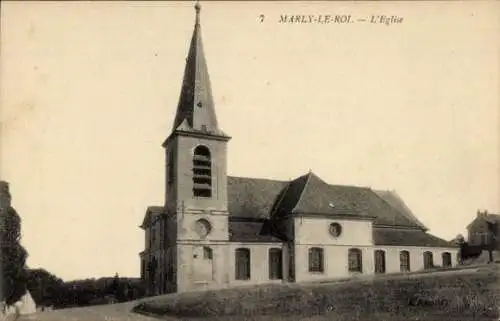 Ak Marly le Roi Yvelines, Kirche