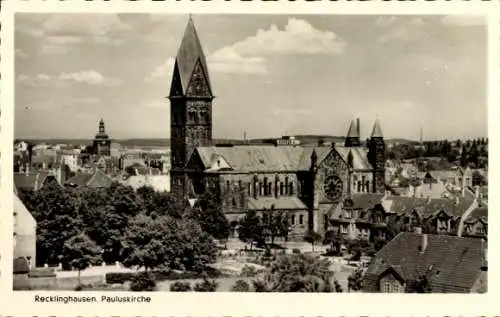 Ak Recklinghausen im Ruhrgebiet, Pauluskirche