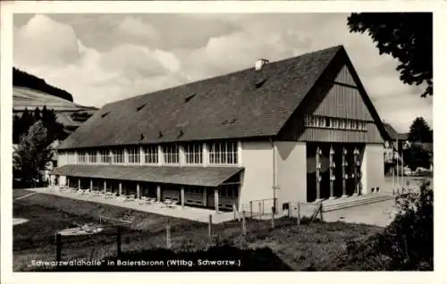 Ak Baiersbronn im Schwarzwald, Schwarzwaldhalle in Baiersbronn