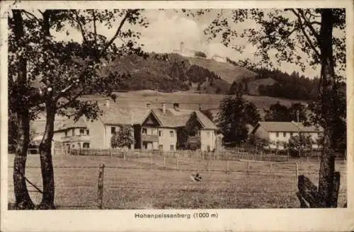 Ak Hohenpeißenberg Peißenberg Oberbayern, Teilansicht vom Ort