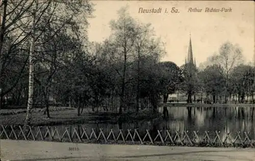 Ak Bad Neustadt an der Saale Unterfranken, Arthur Richter-Park in Neustadt an der Saale