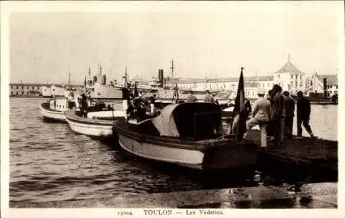 Ak Toulon Var, Hafen, Boote