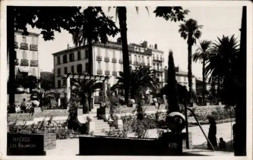 Ak Hyères les Palmiers Var, Nationale Maison de Repos Chateaubriand