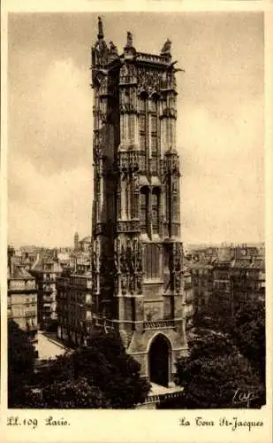 Ak Paris IV, Turm Saint-Jacques