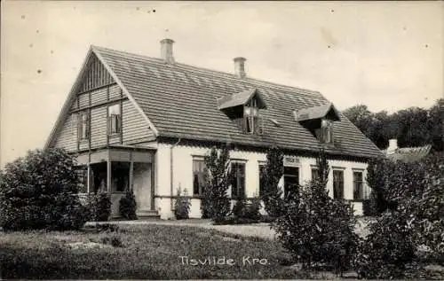 Ak Tisvilde Dänemark, Blick zum Haus