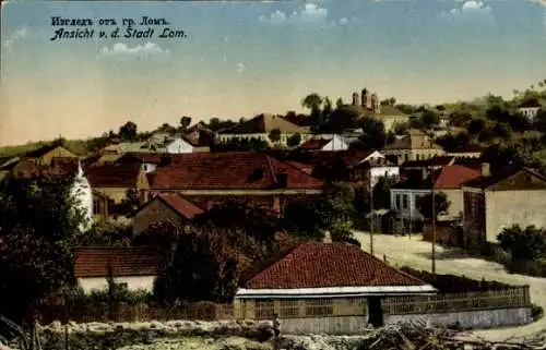 Ak Lom Bulgarien, Blick auf die Stadt Lom an der Donau, Bulgarien