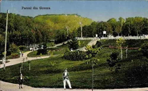 Ak Băile Govora Rumänien, Park in Govora