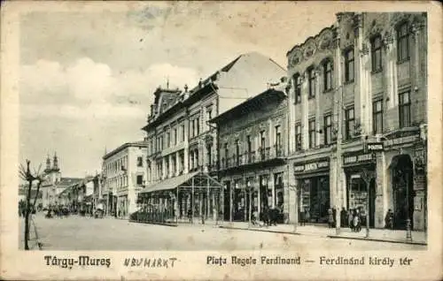 Ak Târgu Mureș Neumarkt am Mieresch Marosvásárhely Siebenbürgen Rumänien, Ferdinánd király ter