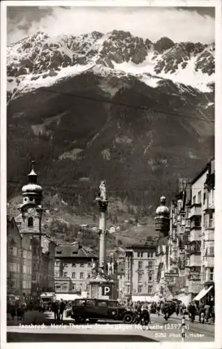 Ak Innsbruck in Tirol, Maria-Theresia-Straße, Nordkette