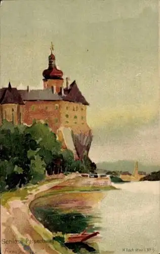 Künstler Litho Persenbeug Gottsdorf in Niederösterreich, Schloss