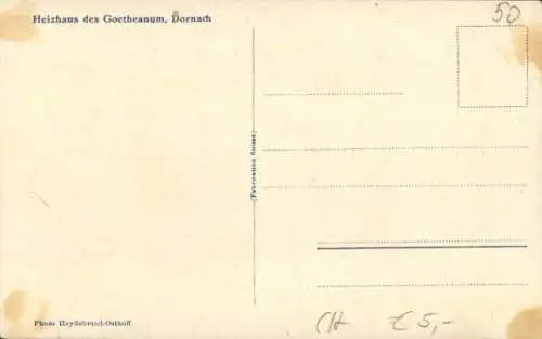 Ak Dornach Kanton Solothurn Schweiz, Goetheanum, Heizhaus