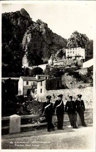 Ak Grimaldi di Ventimiglia Liguria, Ponte San Luigi