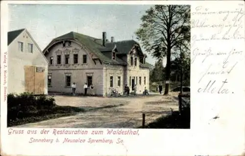 Ak Sonneberg Neusalza Spremberg in Sachsen,, Gasthof zum Waldesthal