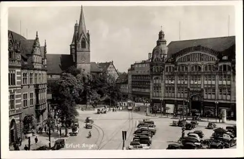 Ak Erfurt in Thüringen, Anger, Kirche, HO Warenhaus