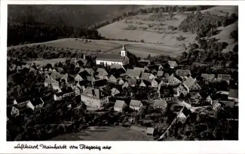 Ak Mainhardt in Württemberg, Luftkurort Mainhardt vom Riegelsberg aus, Fliegeraufnahme