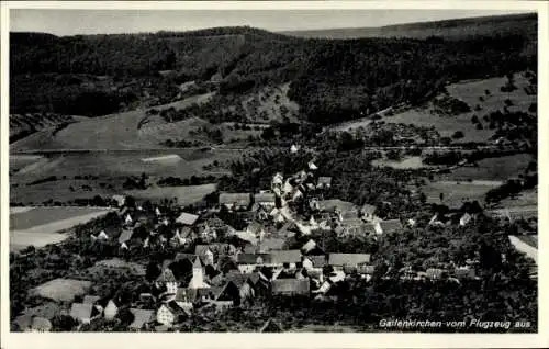 Ak Gailenkirchen Schwäbisch Hall in Württemberg, Fliegeraufnahme