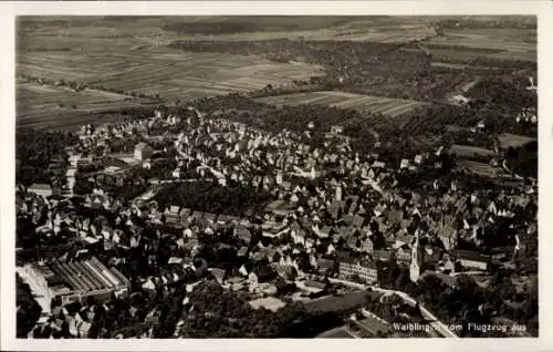 Ak Waiblingen in Württemberg, Fliegeraufnahme