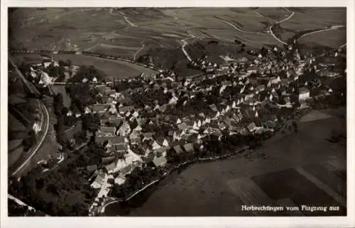 Ak Herbrechtingen in Württemberg, Fliegeraufnahme