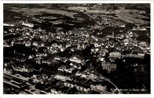 Ak Bühl in Baden Schwarzwald, Fliegeraufnahme