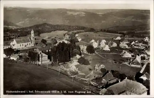 Ak Höchenschwand Schwarzwald, Fliegeraufnahme