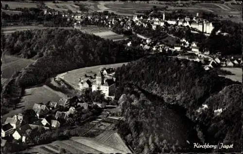 Ak Kirchberg an der Jagst, Luftbild