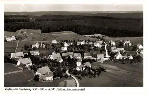 Ak Igelsberg Freudenstadt im Schwarzwald, Fliegeraufnahme