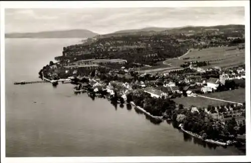 Ak Hagnau am Bodensee, Luftbild