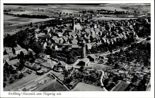 Ak Kirchberg im Hunsrück, Fliegeraufnahme