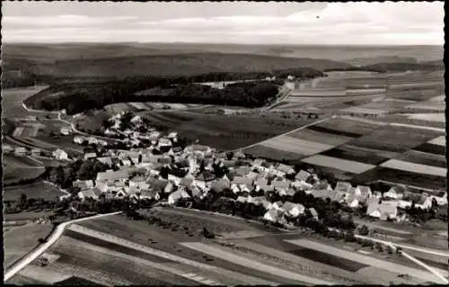 Ak Riedöschingen Blumberg am Schwarzwald, Fliegeraufnahme