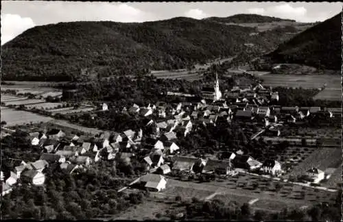 Ak Grießen im Klettgau Baden, Fliegeraufnahme