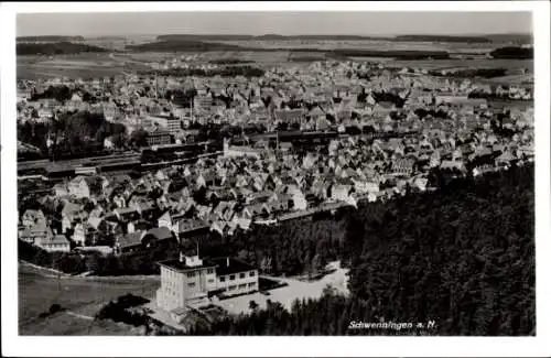 Ak Schwenningen am Neckar, Luftbild