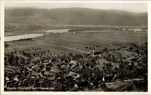 Ak Dogern am Rhein, Fliegeraufnahme