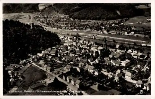 Ak Hausach im Schwarzwald, Fliegeraufnahme