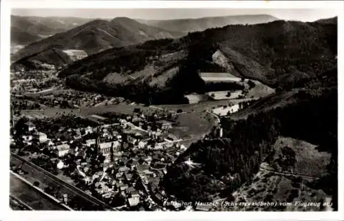 Ak Hausach im Schwarzwald, Fliegeraufnahme