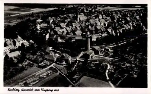 Ak Kirchberg im Hunsrück, Fliegeraufnahme