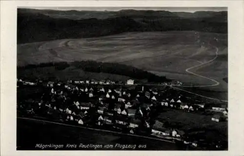 Ak Mägerkingen Trochtelfingen Baden Württemberg, Fliegeraufnahme