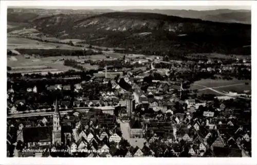 Ak Schorndorf im Remstal Württemberg, Fliegeraufnahme