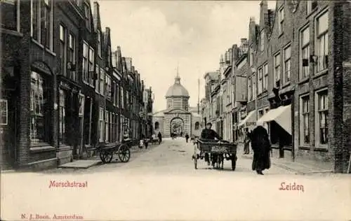 Ak Leiden Zuid-Holland Nederland, Morschstraat