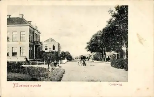 Ak Murmerwoude Friesland Niederlande, Kruisweg