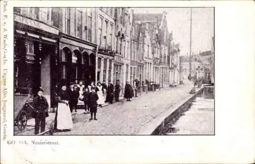 Ak Gouda Zuid-Holland Nederland, Nanierstraat