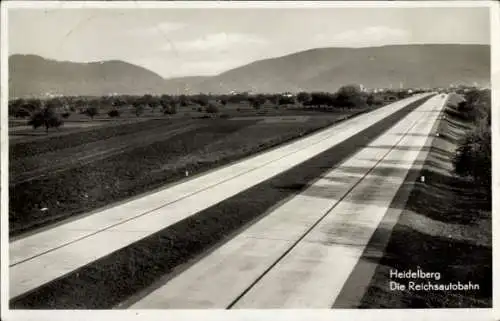 Ak Heidelberg am Neckar, Reichsautobahn