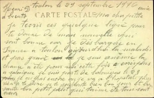 Ak Schiff Andree Lebon, Messageries Maritimes