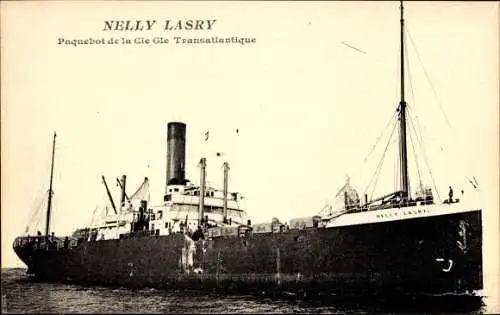 Ak Paquebot Nelly Lasry, Compagnie Générale Transatlantique