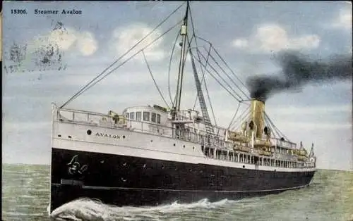 Ak Steamer Avalon, Passagierdampfschiff