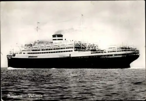 Ak Passagierschiff Vulcania, Cosulich' Soc Triestina di Navigazione