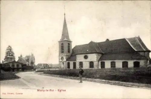 Ak Marly le Roi Yvelines, Kirche