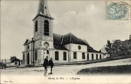 Ak Marly le Roi Yvelines,  L'Eglise