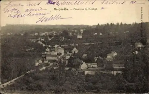 Ak Marly le Roi Yvelines, Panorama de Montval