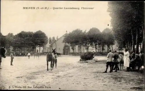 Ak Meaux Seine-et-Marne, Quartier Luxembourg, l'Intérieur